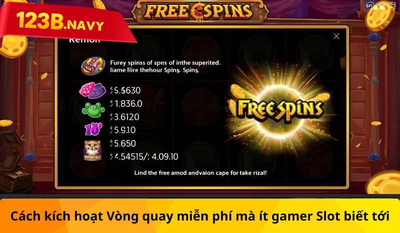 Cách kích hoạt Vòng quay miễn phí mà ít gamer Slot biết tới