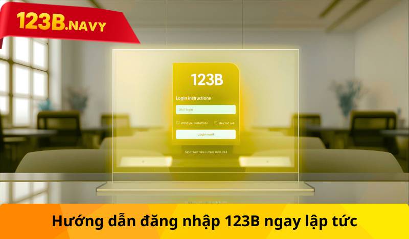 Hướng dẫn đăng nhập 123B ngay lập tức