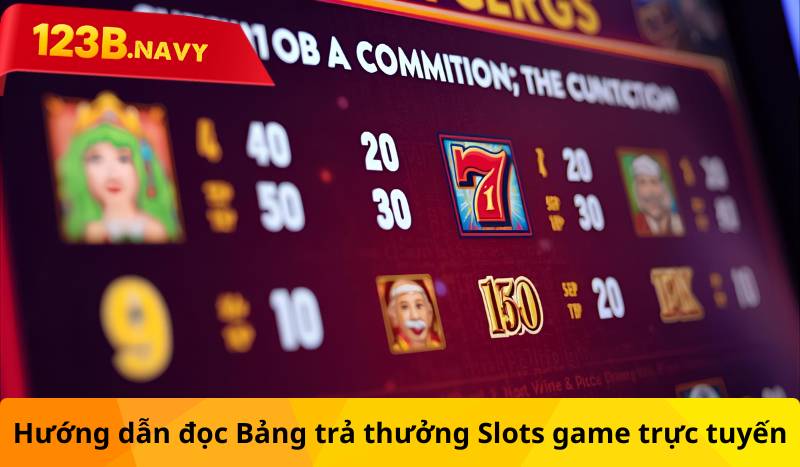 Hướng dẫn đọc Bảng trả thưởng Slots game trực tuyến