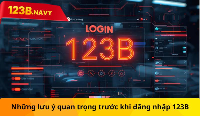 Những lưu ý quan trọng trước khi đăng nhập 123B