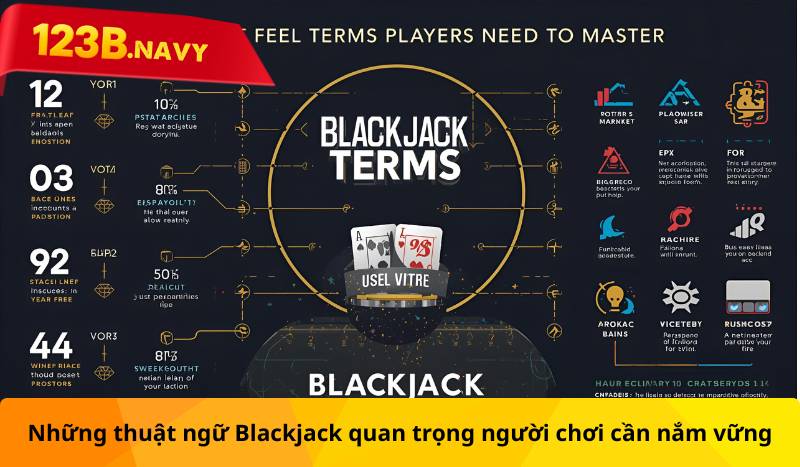 Những thuật ngữ Blackjack quan trọng người chơi cần nắm vững