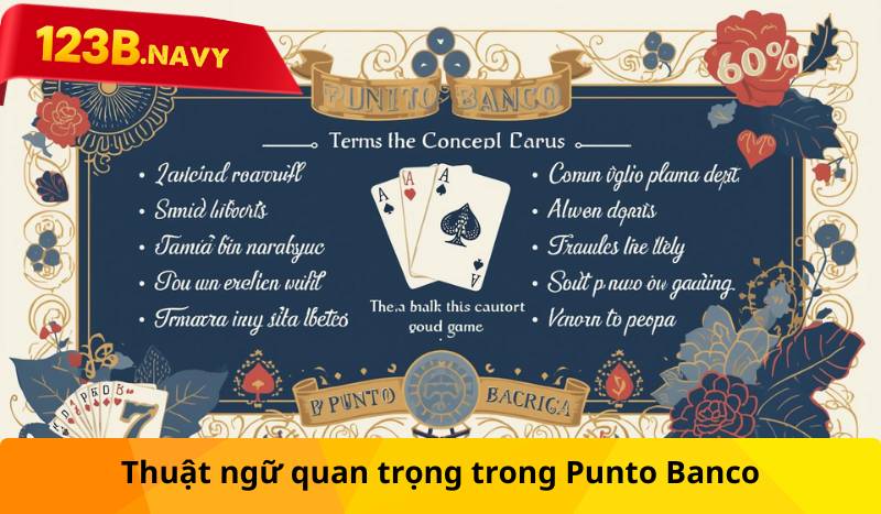 Thuật ngữ quan trọng trong Punto Banco
