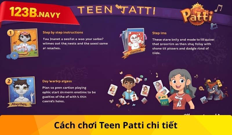 Cách chơi Teen Patti chi tiết